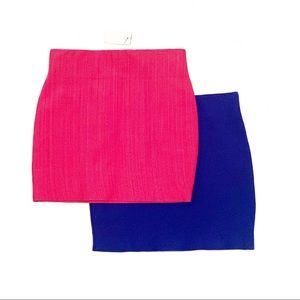 2 Pack! Mini Bandage skirts